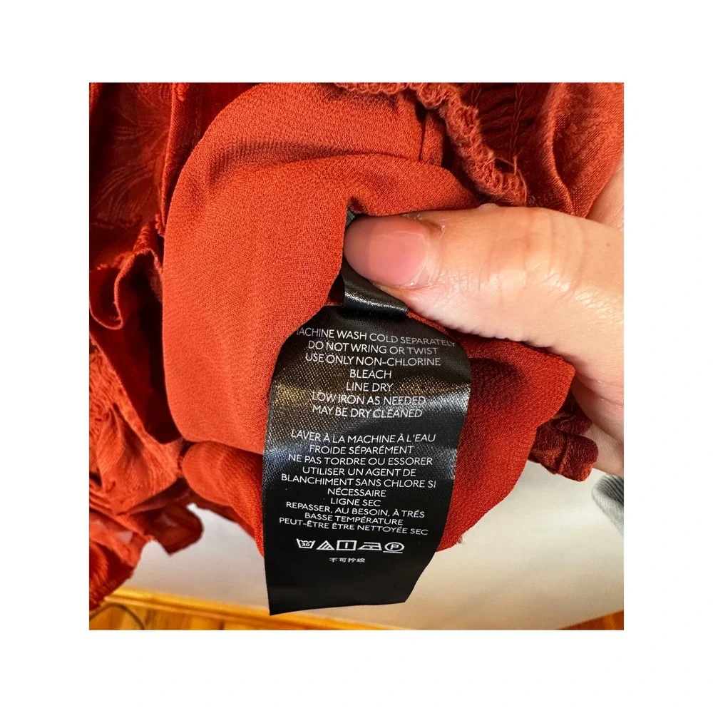 Anthropologie crimson red